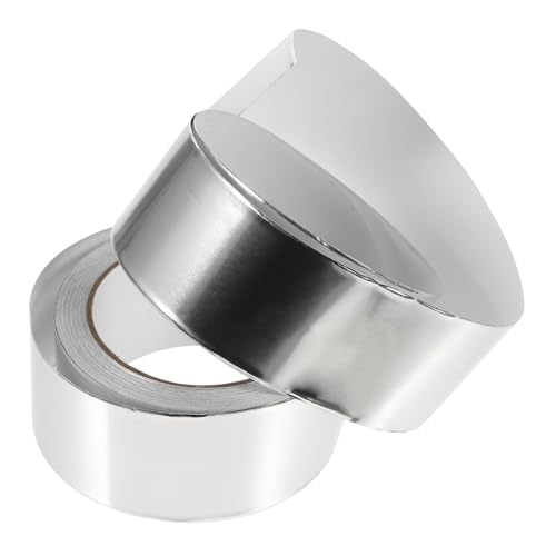TIDTALEO 1 Rolle Leitfähiges Aluminiumfolienband Thermoband Leitfähiger Klebstoff aus Aluminiumband HVAC-Klebeband für Kanäle Trockner-Entlüftungsband klebeband aus metall TIDTALEO 1 Rolle Leitfähiges Aluminiumfolienband Thermoband Leitfähiger Klebstoff aus Aluminiumband HVAC-Klebeband für Kanäle Trockner-Entlüftungsband klebeband aus metall von TIDTALEO