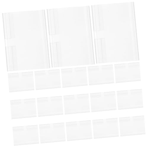 TIDTALEO 100 Stück Regalpreisschildhalter Transparente Etikettenhalter für Supermärkte Einzelhandel Installieren für Effizientes Bestandsmanagement TIDTALEO 100 Stück Regalpreisschildhalter Transparente Etikettenhalter für Supermärkte Einzelhandel Installieren für Effizientes Bestandsmanagement von TIDTALEO