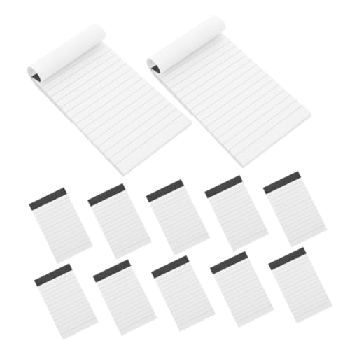 TIDTALEO 12 Stück Teiliges Notizblock Liniertes Papier College Ruled Schreibblock für Büro Schule Studium Handliches Memo Pad für Präzises Notieren und Organisieren TIDTALEO 12 Stück Teiliges Notizblock Liniertes Papier College Ruled Schreibblock für Büro Schule Studium Handliches Memo Pad für Präzises Notieren und Organisieren von TIDTALEO