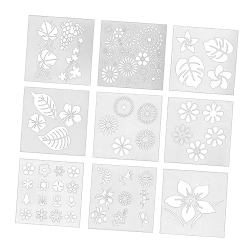 TIDTALEO 1Satz Teiliges Set Kreative Blumenschablonen Kuchenformen für Keksdeko Hohlblumen Designs für Ihre Wohnküche für Professionelle Tortendekoration und Vielfältige Materialien von TIDTALEO