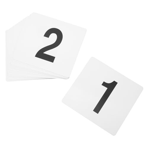 TIDTALEO 1Satz Tischnummern aus Platzkarten für Hochzeiten und Veranstaltungen für Restaurant und Große für Einfache Orientierung TIDTALEO 1Satz Tischnummern aus Platzkarten für Hochzeiten und Veranstaltungen für Restaurant und Große für Einfache Orientierung von TIDTALEO
