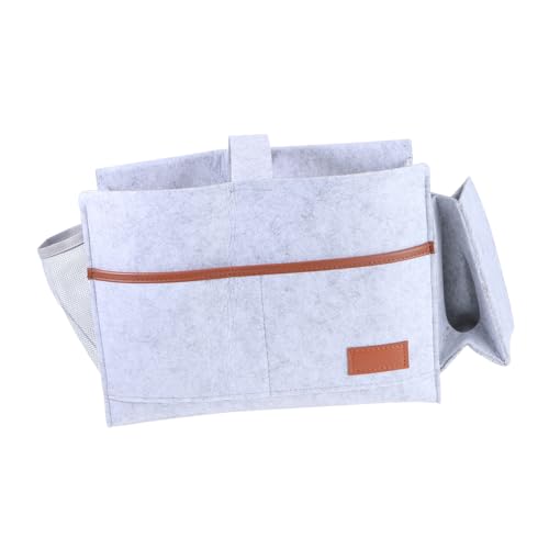 TIDTALEO 1Stück Felt Bedside Graue Aufbewahrungstasche für Bett Sofa und Schreibtisch Organizer für Handy und Gadgets für Studentenwohnheime und Zuhause Strapazierfähiges TIDTALEO 1Stück Felt Bedside Graue Aufbewahrungstasche für Bett Sofa und Schreibtisch Organizer für Handy und Gadgets für Studentenwohnheime und Zuhause Strapazierfähiges von TIDTALEO