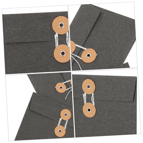 TIDTALEO 5 Stück Teiliges Dicke Vintage Kraftpapier Umschläge mit Bindeschnur Praktische Aufbewahrungstaschen für Dokumente Postkarten und Schüler für Büro Schule und Reisen TIDTALEO 5 Stück Teiliges Dicke Vintage Kraftpapier Umschläge mit Bindeschnur Praktische Aufbewahrungstaschen für Dokumente Postkarten und Schüler für Büro Schule und Reisen von TIDTALEO