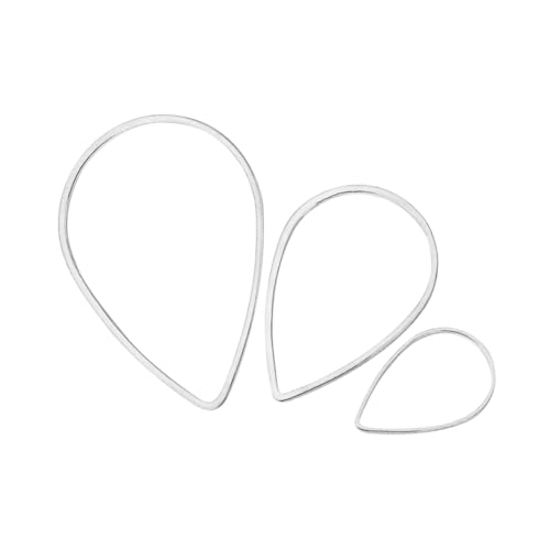 TIDTALEO 60 Stück Teiliges Kupfer anhänger Silber Weißk Geometrische Tropfenform Ohrschmuck DIY Zubehör für Damen und Mädchen Schmuckherstellung Langlebig und Stilvoll TIDTALEO 60 Stück Teiliges Kupfer anhänger Silber Weißk Geometrische Tropfenform Ohrschmuck DIY Zubehör für Damen und Mädchen Schmuckherstellung Langlebig und Stilvoll von TIDTALEO