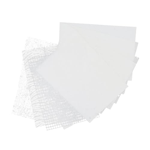 TIDTALEO Handgefertigtes Strukturiertes Netzpapier Teiliges Scrapbook Dekorpapier für Kartenherstellung Journaling DIY Bastelbedarf Leichte Vielseitige Papiersammlung für Kreative Projekte von TIDTALEO