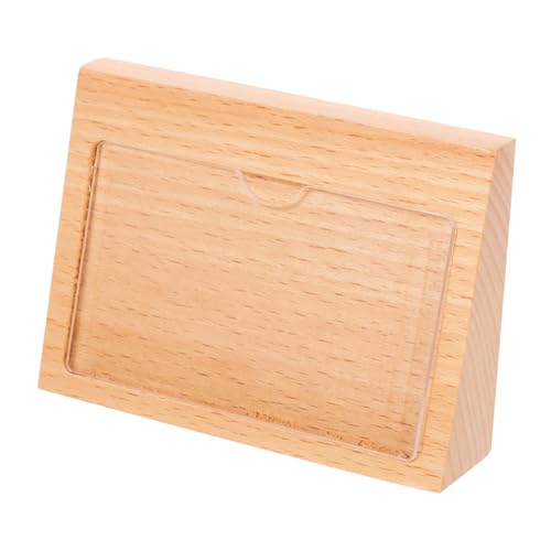 TIDTALEO Holzschild Displayhalter für Preisschilder Stabiler Tischaufsteller aus Holz zur Produktpräsentation im Supermarkt Einzelhandel TIDTALEO Holzschild Displayhalter für Preisschilder Stabiler Tischaufsteller aus Holz zur Produktpräsentation im Supermarkt Einzelhandel von TIDTALEO