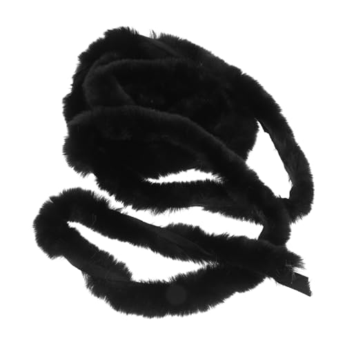 TIDTALEO Kunstfell bordüre Breit Vielseitiges Faux Fur Trim für Chinesische Kleidung Cape Hutverzierung Dekoband für Kostüm Winteraccessoire DIY Fellimitat für Mode und Party von TIDTALEO