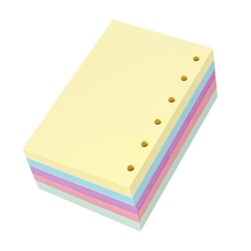 TIDTALEO Ringbuch Einlagen Bunte Liniertes Papier Nachfüllblätter für Ringordner Organizer Notizbuch Refill Planer mit Farbigen Dickem Papier für Kreatives Schreiben TIDTALEO Ringbuch Einlagen Bunte Liniertes Papier Nachfüllblätter für Ringordner Organizer Notizbuch Refill Planer mit Farbigen Dickem Papier für Kreatives Schreiben von TIDTALEO