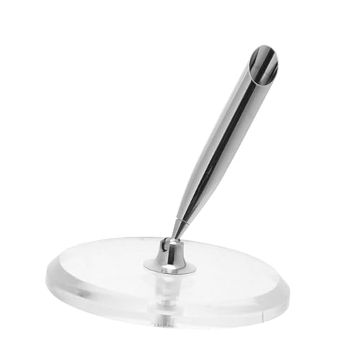 TIDTALEO Runder Acryl Stifthalter für Hochzeit Unterschrift Stifthalter mit Drehbarer Basis für Gäste Buch Engagement Souvenir Dekoration von TIDTALEO