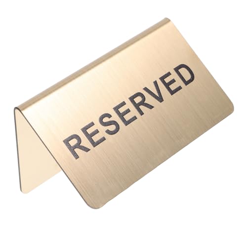 TIDTALEO Tischaufsteller Reserved aus Förmige Reservierungstafel für Hochzeiten Restaurants und Events Wiederverwendbar Leicht zu Reinigen für Besondere Anlässe Geeignet TIDTALEO Tischaufsteller Reserved aus Förmige Reservierungstafel für Hochzeiten Restaurants und Events Wiederverwendbar Leicht zu Reinigen für Besondere Anlässe Geeignet von TIDTALEO