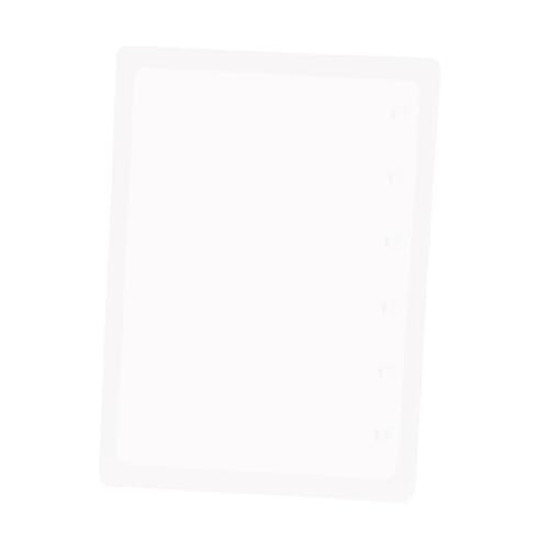 TIDTALEO Transparente Silikonform für Notizbuchcover Flexibel Langlebig DIY Gießform Kreative Bastelidee Einfache Wiederverwendbar von TIDTALEO