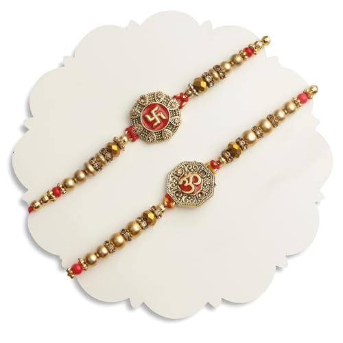 GEBUNDENE BÄNDER Rakhi für Brother 2er-Set | Raksha Bandhan Rakhi Karte | Rakhi Roli Chawal – Raksha Bandhan Rakhi Armband für Bruder | Rakhi-Geschenk für Bruder | Rakhi für Rakhi GEBUNDENE BÄNDER Rakhi für Brother 2er-Set | Raksha Bandhan Rakhi Karte | Rakhi Roli Chawal – Raksha Bandhan Rakhi Armband für Bruder | Rakhi-Geschenk für Bruder | Rakhi für Rakhi von TIED RIBBONS