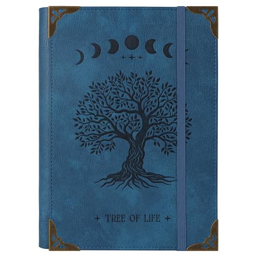 TIEFOSSI A5-Ringbuch mit 6 Ringen Tagebuch für Frauen und Männer, Hardcover Notizbuch aus PU-Leder, Vintage-Baum-Notizbücher, College Lineatur für Schule, Arbeit, Reise & Organisation TIEFOSSI A5-Ringbuch mit 6 Ringen Tagebuch für Frauen und Männer, Hardcover Notizbuch aus PU-Leder, Vintage-Baum-Notizbücher, College Lineatur für Schule, Arbeit, Reise & Organisation von TIEFOSSI