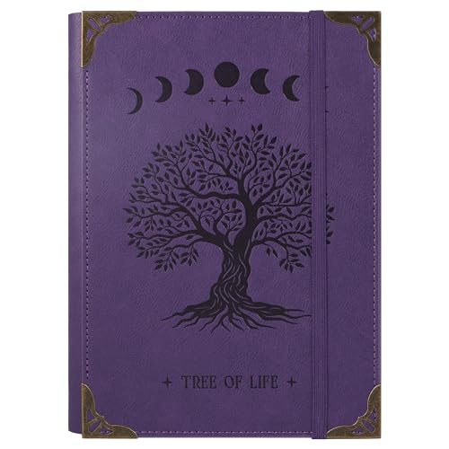 TIEFOSSI A5-Ringbuch mit 6 Ringen Tagebuch für Frauen und Männer, Hardcover Notizbuch aus PU-Leder, Vintage-Baum-Notizbücher, College Lineatur für Schule, Arbeit, Reise & Organisation TIEFOSSI A5-Ringbuch mit 6 Ringen Tagebuch für Frauen und Männer, Hardcover Notizbuch aus PU-Leder, Vintage-Baum-Notizbücher, College Lineatur für Schule, Arbeit, Reise & Organisation von TIEFOSSI