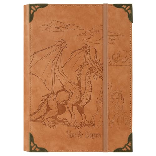 TIEFOSSI A5-Ringbuch mit 6 Ringen Tagebuch für Frauen und Männer, Hardcover Notizbuch aus PU-Leder, Vintage-Drachen-Notizbücher für Jungen, College Lineatur für Schule, Arbeit, Reise & Organisation TIEFOSSI A5-Ringbuch mit 6 Ringen Tagebuch für Frauen und Männer, Hardcover Notizbuch aus PU-Leder, Vintage-Drachen-Notizbücher für Jungen, College Lineatur für Schule, Arbeit, Reise & Organisation von TIEFOSSI