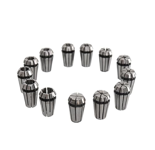 TIEOAXFT 0,5 kW Klemmen Luftgekühlte Luftgekühlte Spindel ER11 Spannfutter CNC 500 W Spindelmotor + Stromversorgung Drehzahlregler(Package 7) von TIEOAXFT