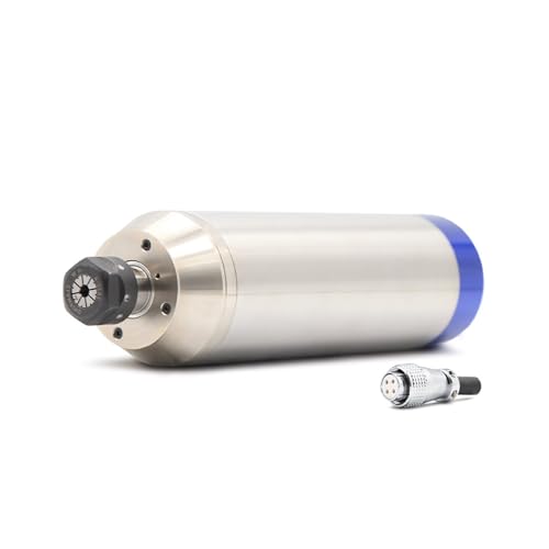 TIEOAXFT 2,2 kW ER20 Metall-Spindelmotor mit Wasserkühlung, 4 Keramikkugellager, 2/4-polig, for Metall, Eisen, Edelstahl(380v Common,400Hz-12000rpm) von TIEOAXFT