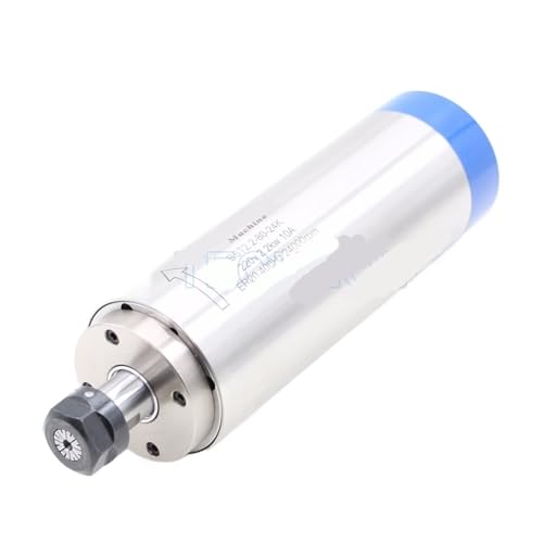 TIEOAXFT 2,2 kW ER20 Wassergekühlter Spindelmotor 80 * 230 mm 220/v/380 V 4 Stück 7er-Keramiklager 0,01 mm Längerer Typ(110/v,Steel Ball Bearing) von TIEOAXFT