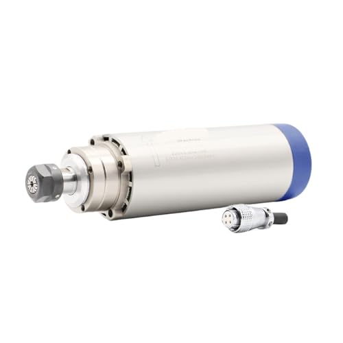 TIEOAXFT 220/V 2,2 KW ER20 CNC Luftgekühlter Spindelmotor 80 mm DIY Luftkühlung 4 Lager CNC-Motorspindel CNC-Fräsmaschine(220v,Ceramic Ball Bearing) von TIEOAXFT
