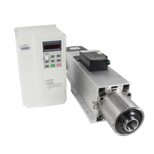 TIEOAXFT 4,5 KW 7,5 KW BT30 Luftgekühlte Kühlung for Metall-CNC-Fräser-Frässatz Automatischer Werkzeugwechsel ATC-Spindelmotor + FuLing-Wechselrichter(7.5KW Spindle kit,380V) von TIEOAXFT