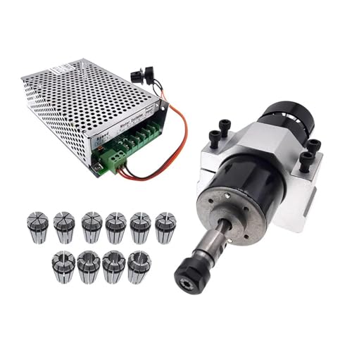 TIEOAXFT 400 W 48 V DC-Spindelsatz, 0~60 VDC, einstellbare Drehzahlregler-Stromversorgung, sowohl 110/VAC als auch 220/VAC for Graviermaschine(48V 400W 1) von TIEOAXFT