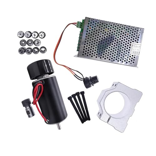TIEOAXFT 48 V 300 W 400 W DC-Spindelsatz 0~60 VDC Einstellbarer Drehzahlregler Stromversorgung Sowohl 110/VAC als auch 220/VAC for Graviermaschine(48V 300W 1) von TIEOAXFT