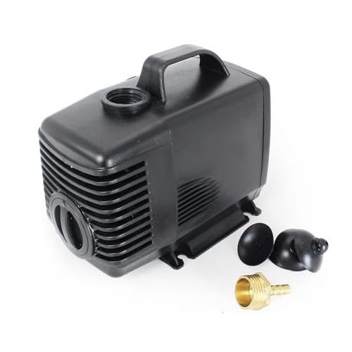 TIEOAXFT 80-W-Wasserpumpe + 6-M-Wasserleitung + ER20-Spannzangen for CNC-Wasserkühlungs-Spindelmotor-Zubehörsatz(Just Pump) von TIEOAXFT