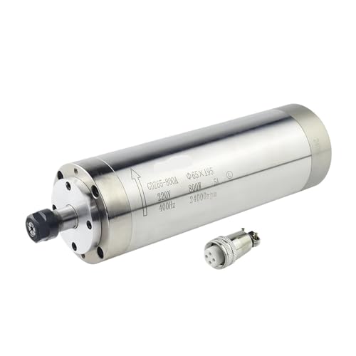 TIEOAXFT 800W Wassergekühlter Spindelmotor ER11 Durchmesser 65 * 195mm 2/4 Lager 220 for CNC-Graviermaschine TIEOAXFT 800W Wassergekühlter Spindelmotor ER11 Durchmesser 65 * 195mm 2/4 Lager 220 for CNC-Graviermaschine von TIEOAXFT