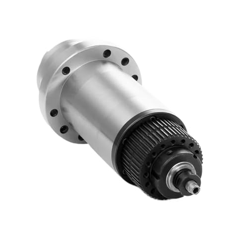 TIEOAXFT BT30 CNC-Spindel mit Riemenscheibe, 45 Zähne, 90 mm, for CNC-Fräsen, BT30 ATC, Blütenblattklemme + Tellerfeder + Deichsel(5 Bearings 6000 RPM) von TIEOAXFT