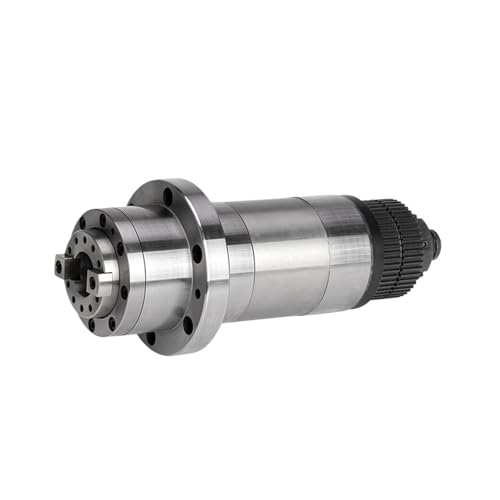 TIEOAXFT CNC-Spindel BT30 mit Riemenscheibe 45 Zähne 90 mm for CNC-Fräsen BT30 ATC Blütenblattklemme + Tellerfeder + Deichsel(5 Bearings 6000 RPM) von TIEOAXFT