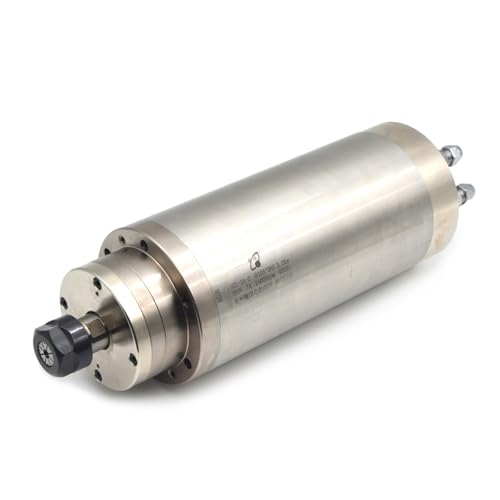 TIEOAXFT HQD GDZ-24-1 3,2 KW ER20 Wasserkühlungsspindel, Durchmesser 100 x 235 mm, 24000 U/min, ABS-Platte, Acryl-Spindelmotor for CNC-Roture-Maschine(GDZ-24-1B,380/V) von TIEOAXFT