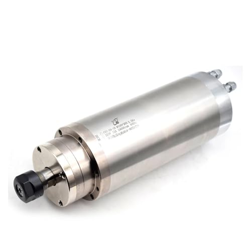 TIEOAXFT HQD GDZ-24-1 3,2 KW ER20 Wasserkühlungsspindel, Durchmesser 100 x 235 mm, 24000 U/min, ABS-Platte, Acryl-Spindelmotor for CNC-Roture-Maschine(GDZ-24-2,220/V) von TIEOAXFT