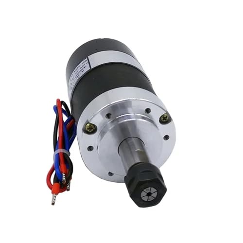 TIEOAXFT Luftgekühlte Spindel ER11/ER16 Spannzange 500W/300W Bürstenloser Spindelmotor Graviermaschine 48V Netzteil Treiber + 55mm Klemme(300WBrushles Spindle,ER16) von TIEOAXFT
