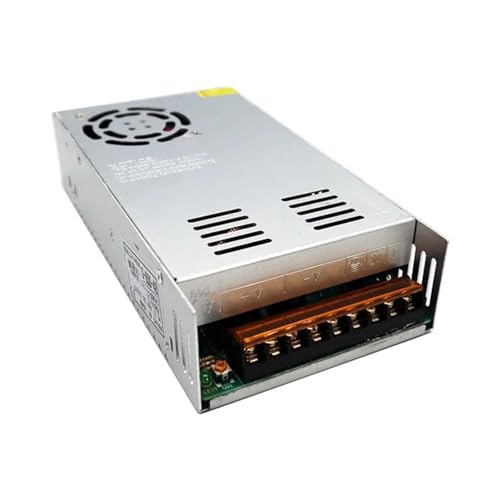 TIEOAXFT Luftgekühlte Spindel ER11/ER16 Spannzange 500W/300W Bürstenloser Spindelmotor Graviermaschine 48V Netzteil Treiber + 55mm Klemme(DC 48VPower Supply,ER11) von TIEOAXFT