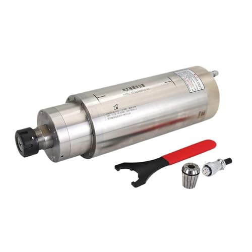 TIEOAXFT Wasserkühlungsspindel GDK-125 5,5 KW ER32 380 V 220/V 1000–9000 U/min CNC-Fräserspindelmotor for CNC-Metallschneidemaschine(220/V) von TIEOAXFT