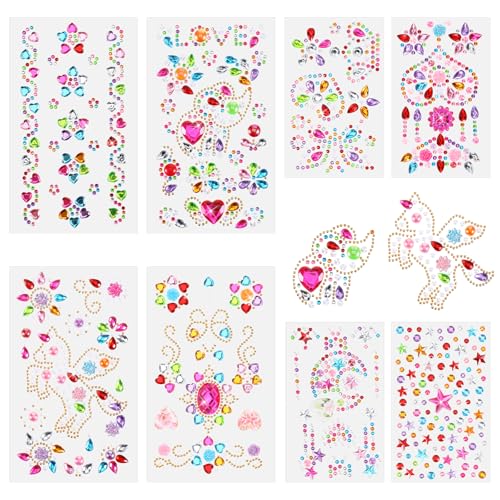 TIESOME 8 Blätter Glitzersteine Selbstklebend, 1600 stück Kinder Strasssteine Selbstklebend Glitzersteine zum Basteln Glitzer Sticker für Kinder Handwerke Fotorahmen Grußkarten DIY TIESOME 8 Blätter Glitzersteine Selbstklebend, 1600 stück Kinder Strasssteine Selbstklebend Glitzersteine zum Basteln Glitzer Sticker für Kinder Handwerke Fotorahmen Grußkarten DIY von TIESOME