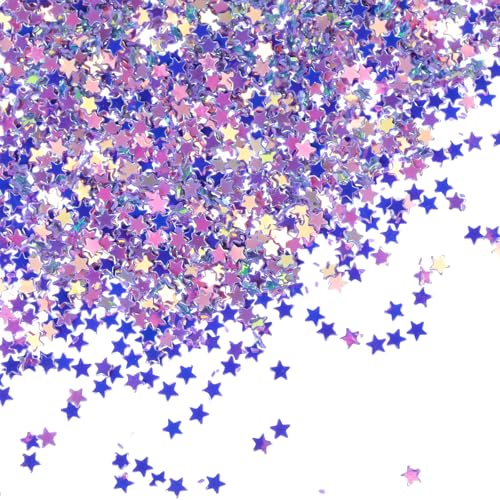 TIESOME Glitzer Sterne Konfetti, Bunt Sterne Konfetti Sterne Deko für Weihnachten Geburtstag Hochzeit Silvester Streudeko Sterne zum Basteln 60g PVC Holographische Sterne Tischdeko Partydeko DIY Deko TIESOME Glitzer Sterne Konfetti, Bunt Sterne Konfetti Sterne Deko für Weihnachten Geburtstag Hochzeit Silvester Streudeko Sterne zum Basteln 60g PVC Holographische Sterne Tischdeko Partydeko DIY Deko von TIESOME