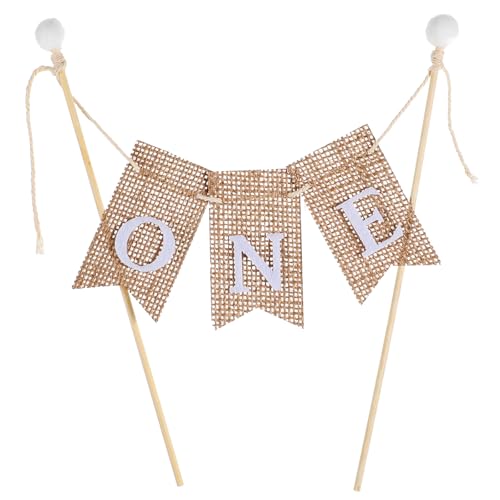 TIESOME Handgemachter ONE 1 Geburtstag Tortenaufsatz, 1 Erster Geburtstag Tortenaufsatz Bunting Tortendekoration Banner ONE Geburtstagsparty Feier Zubehör TIESOME Handgemachter ONE 1 Geburtstag Tortenaufsatz, 1 Erster Geburtstag Tortenaufsatz Bunting Tortendekoration Banner ONE Geburtstagsparty Feier Zubehör von TIESOME