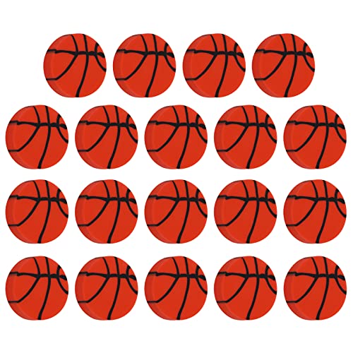 TIESOME Mini Radiergummis, 24 Stück, Sport Radiergummi niedlicher Fußball Radiergummi Miniatur Fußball Radiergummis für Kinder Mini Neuheit Radiergummis lustige Radiergummis (rot+schwarz) von TIESOME