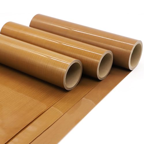 TIHONORI PTFE Teflonfolie für Transferpresse 1x1m/1.25x1m Antihaft Transferpapier Wiederverwendbar Waschbar Hitzebeständig Backmatte für Vinyl Bügeln DIY Basteln,0.18mm*1.25m von TIHONORI