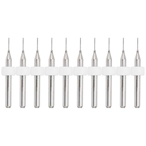 TIKATARER Bits Wolframkarbid-Bohrer, 0,4 Mm, Wolframkarbid 0,4 Mm Düsenbohrer 3D-Drucker-Reinigungsbohrer mit 10 Bits, 3D-Drucker-Zubehör für Wartung und Verstopfungsbeseitigung TIKATARER Bits Wolframkarbid-Bohrer, 0,4 Mm, Wolframkarbid 0,4 Mm Düsenbohrer 3D-Drucker-Reinigungsbohrer mit 10 Bits, 3D-Drucker-Zubehör für Wartung und Verstopfungsbeseitigung von TIKATARER