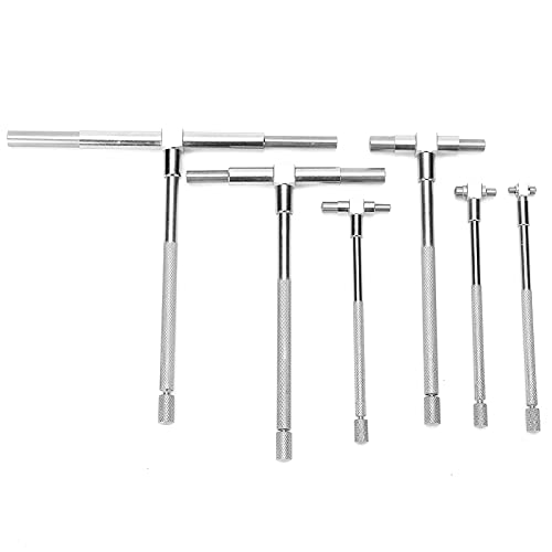 TIKATARER Bohrungsanzeige, 6 Teile, 90-150 Mm, Metalldurchmesser Teleskop-Lochmesser mit Verriegelungsvorrichtung T-förmiger Messgerät für Schnelle Insider-Messungen Eingestellt TIKATARER Bohrungsanzeige, 6 Teile, 90-150 Mm, Metalldurchmesser Teleskop-Lochmesser mit Verriegelungsvorrichtung T-förmiger Messgerät für Schnelle Insider-Messungen Eingestellt von TIKATARER