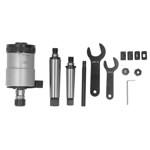 TIKATARER HSS Tap Chuck, Hochgeschwindigkeits -Stahl Reversible Tap Chuck Set Handwerkzeug Selbstumkehrungsköpfe J4621 mit 2MT 3MT Shanks 2 Collets von TIKATARER