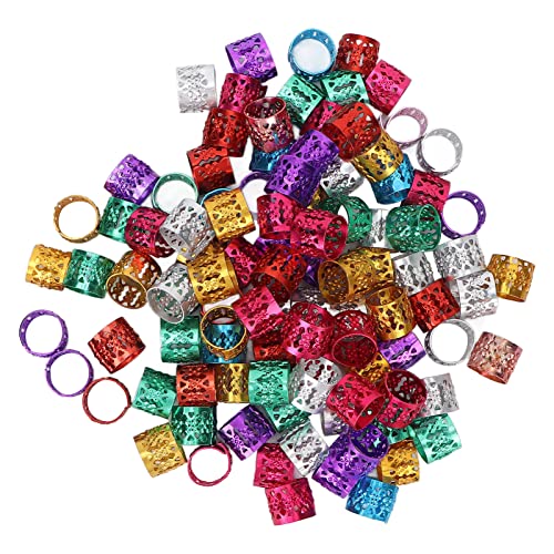 TIKATARER Haarschmuck, Farbenfrohe Dreadlocks Perlen -Set -Haarzubehör für Zöpfe mit Verschiedenen Farben 100pcs Dreadlock Accessoires für Haarflechten und Styling TIKATARER Haarschmuck, Farbenfrohe Dreadlocks Perlen -Set -Haarzubehör für Zöpfe mit Verschiedenen Farben 100pcs Dreadlock Accessoires für Haarflechten und Styling von TIKATARER