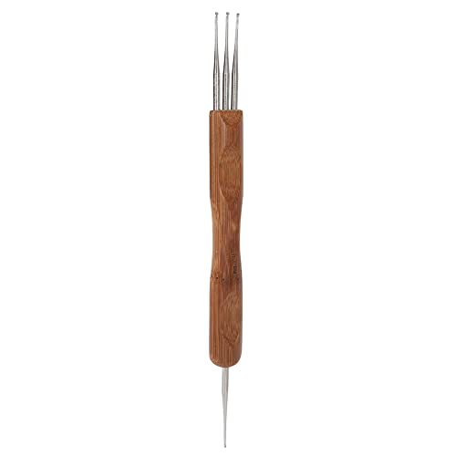 TIKATARER Häkelhaken für Haare, Dreadlock -Häkchen -Haken Set, Dreadlock Häkeln Haken mit Bambusgriff 0,5 Mm Häkelnadeln für Haare für Haarverlängerungen und (0,5 Einzelkopf plus Dreikopfkombination) TIKATARER Häkelhaken für Haare, Dreadlock -Häkchen -Haken Set, Dreadlock Häkeln Haken mit Bambusgriff 0,5 Mm Häkelnadeln für Haare für Haarverlängerungen und (0,5 Einzelkopf plus Dreikopfkombination) von TIKATARER