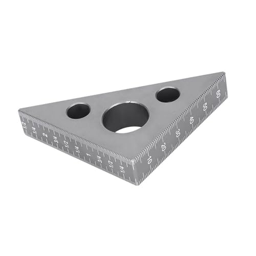 TIKATARER Holzbearbeitung Rechtswinkeliger Lineal, Dreieck Herrscher Holzbearbeitung Lineal Aluminiumlegierung Dreiecksanzeige Rechtsstrahlmessgerät TIKATARER Holzbearbeitung Rechtswinkeliger Lineal, Dreieck Herrscher Holzbearbeitung Lineal Aluminiumlegierung Dreiecksanzeige Rechtsstrahlmessgerät von TIKATARER