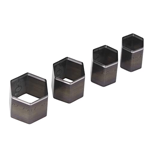 TIKATARER Lederschnitte Stirbt, 4 Stcs Hex Form Legierung Stahl Hohe Festigkeit Scharf Ordentlich Leder -Leder -Schneidform Leder Hohlarm Stanzform für TIKATARER Lederschnitte Stirbt, 4 Stcs Hex Form Legierung Stahl Hohe Festigkeit Scharf Ordentlich Leder -Leder -Schneidform Leder Hohlarm Stanzform für von TIKATARER