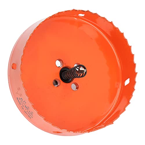 TIKATARER Metalllochsäge, HSS-Lochsäge für Holz, PVC, Metall) Metallsägen Cutter Cutter Bimetal Lochsäge, Wirkungsbeständige Zähne (4-5/16 "(110 mm)) von TIKATARER