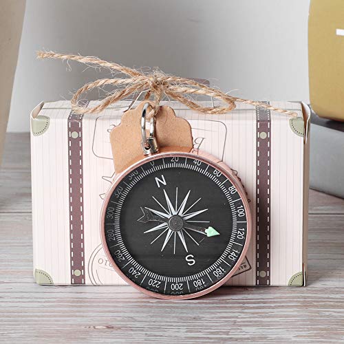 TIKATARER Mini -Koffer Partyvorbefürworter Box, Kleine Geschenke Boxen mit Kompass- und Kraft Tags 20pcs Hochzeitsgeschenke Schachtel Süßwarenboxen Bevorzugt Kisten für Reisen Hochzeitsfeier TIKATARER Mini -Koffer Partyvorbefürworter Box, Kleine Geschenke Boxen mit Kompass- und Kraft Tags 20pcs Hochzeitsgeschenke Schachtel Süßwarenboxen Bevorzugt Kisten für Reisen Hochzeitsfeier von TIKATARER