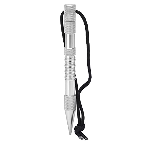 TIKATARER Paracord -Werkzeuge, Paracord Jig mit Hochleistungs -Aluminium Legierungs Nadel Kit für Leder Fids Accessoires (SILVER) von TIKATARER